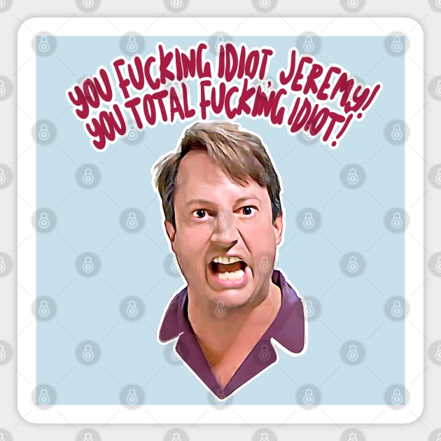 Peep Show Mark Corrigan Meme Turkey Rant Sticker by DankFutura